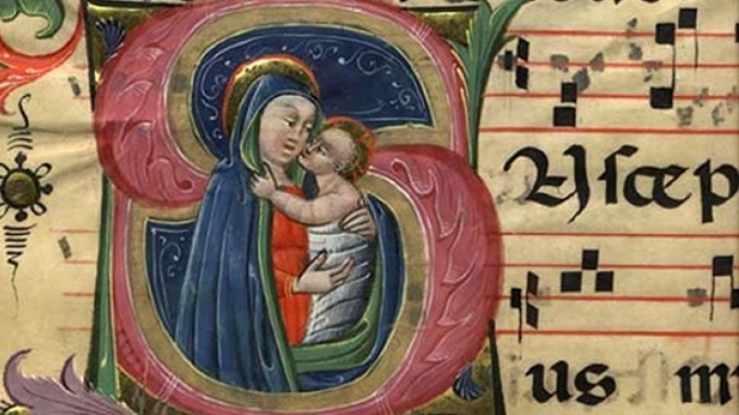 Antifonarij - priprava na božično osemdnevnico